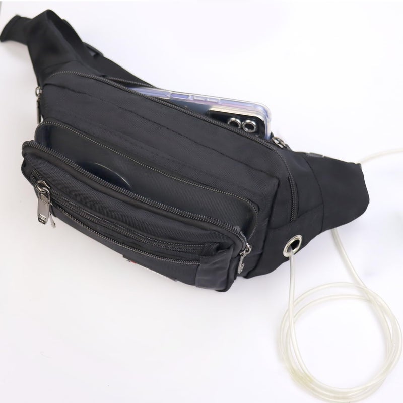 rainbowstar Feeding Tube Bag for Infinity Omni Feeding Pump Fanny Pack G Tube J Tube Modified Waist Bag for Enteral Feeding Pump - Image 2